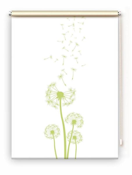 Rollo Dandelions Apfel , Rollo, Motivrollo, Rollo mit Druck, Fotorollo, bedrucktes Rollo, Fensterrollo,verdunkelndes Rollo, Sonnenschutz Rollo